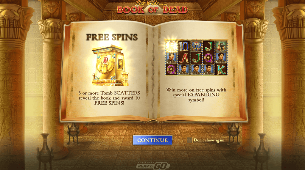 what is the book of dead slot